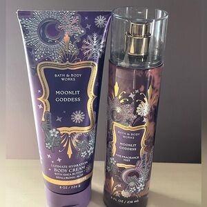 Bath & Body Works Moonlit Goddess Body Cream & Fine Fragrance Mist